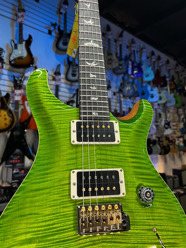 PRS Custom 24 Electric Guitar - Eriza Verde 10-Top Auth Dealer Free Ship! 474 GET PLEK’D!