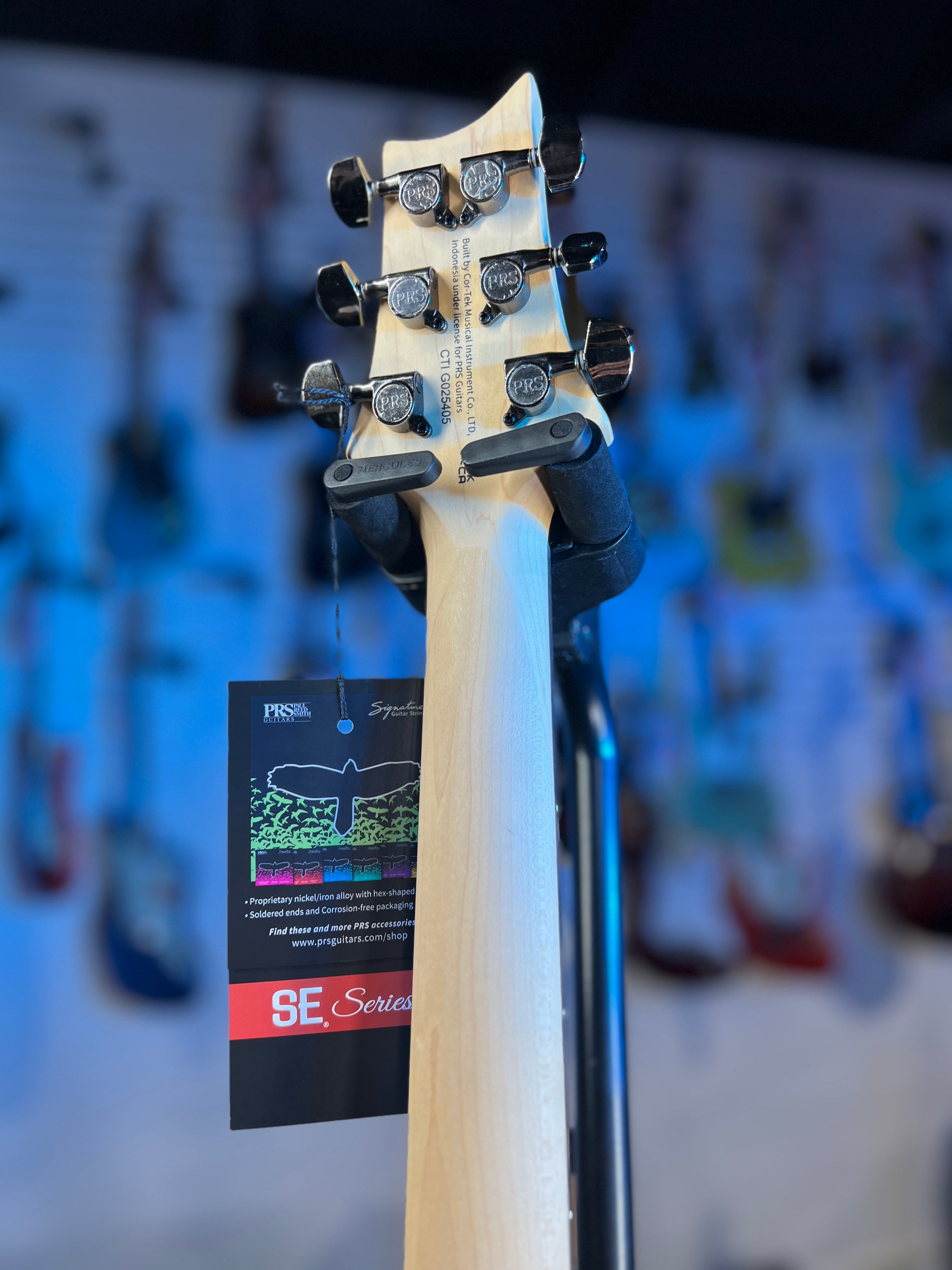 PRS SE Sandblasted CE 24 Limited - Blue Authorized Dealer! 405 GET PLEK’D
