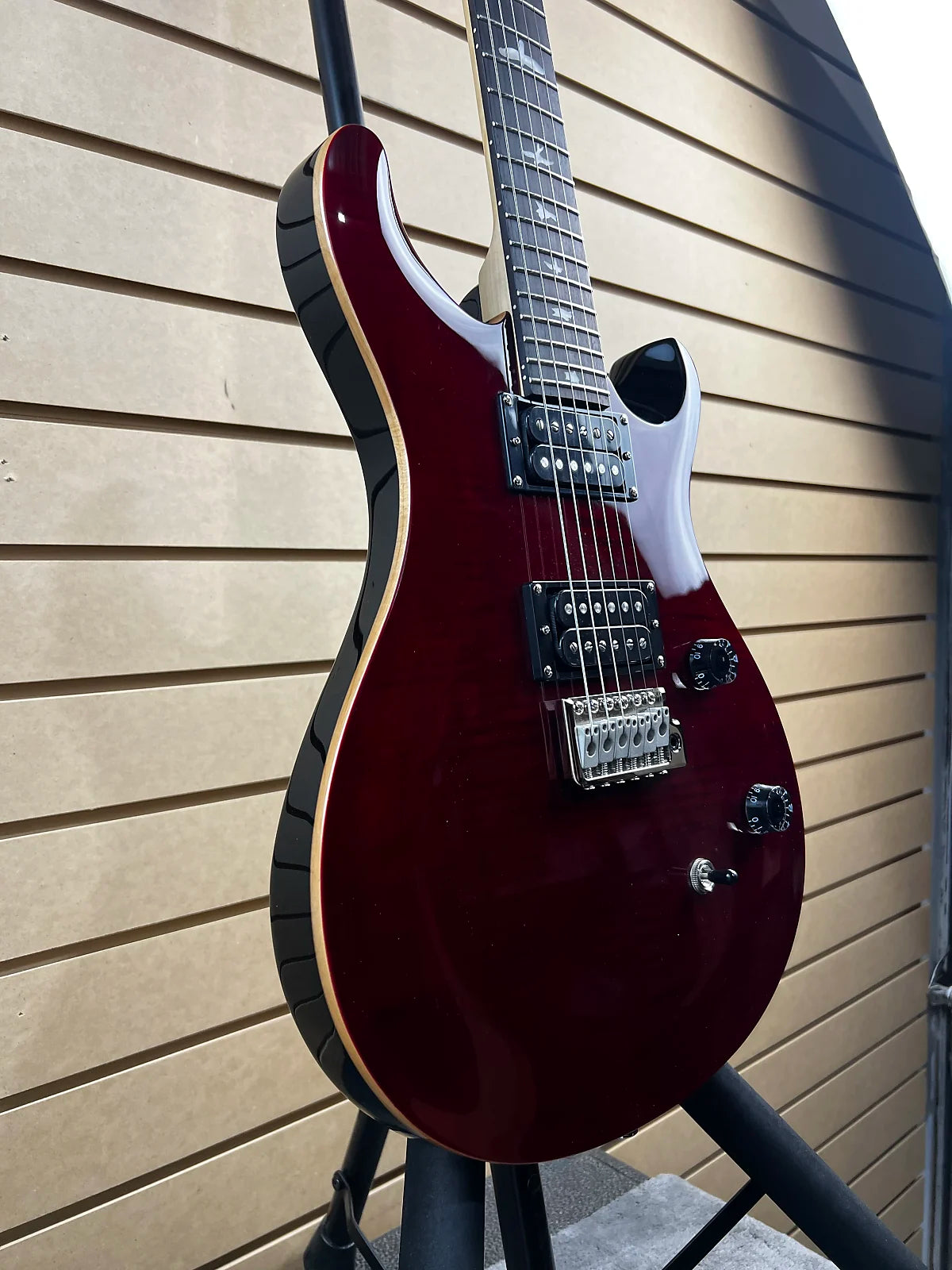 SE CE24 Electric Guitar - Black Cherry #605