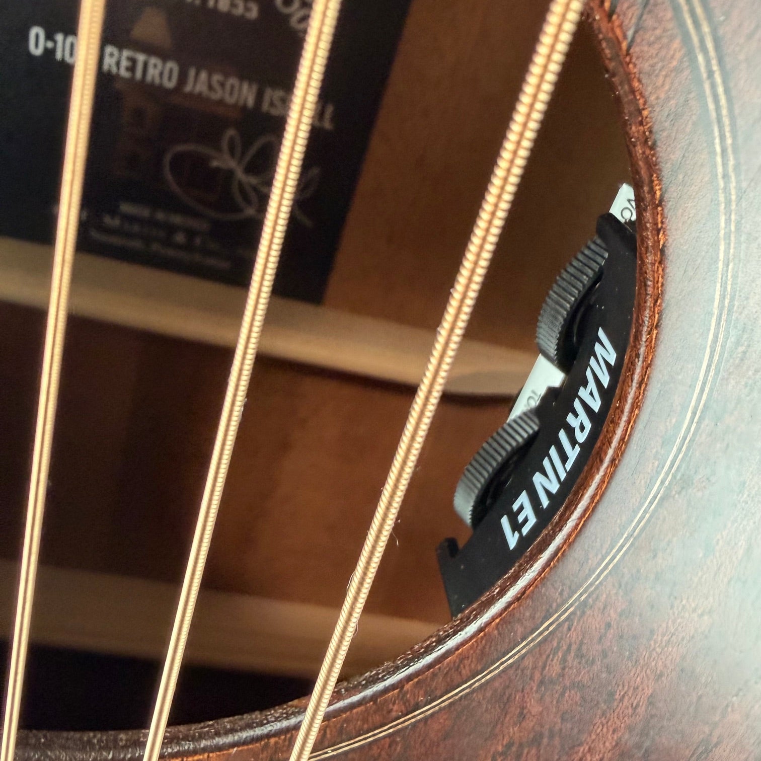 Martin Left-Handed 0-10E Retro Jason Isbell Natural