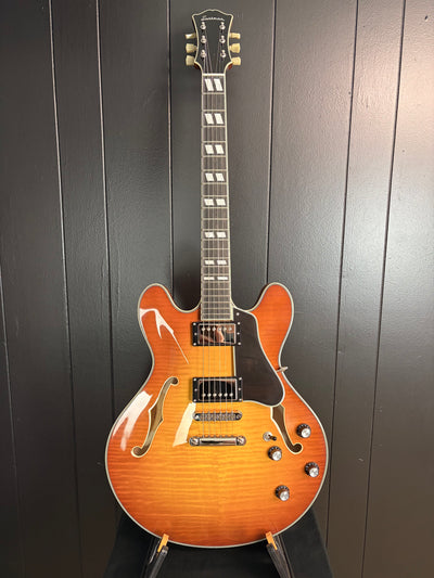 Eastman T486-GB Thinline Semi-Hollowbody Goldburst