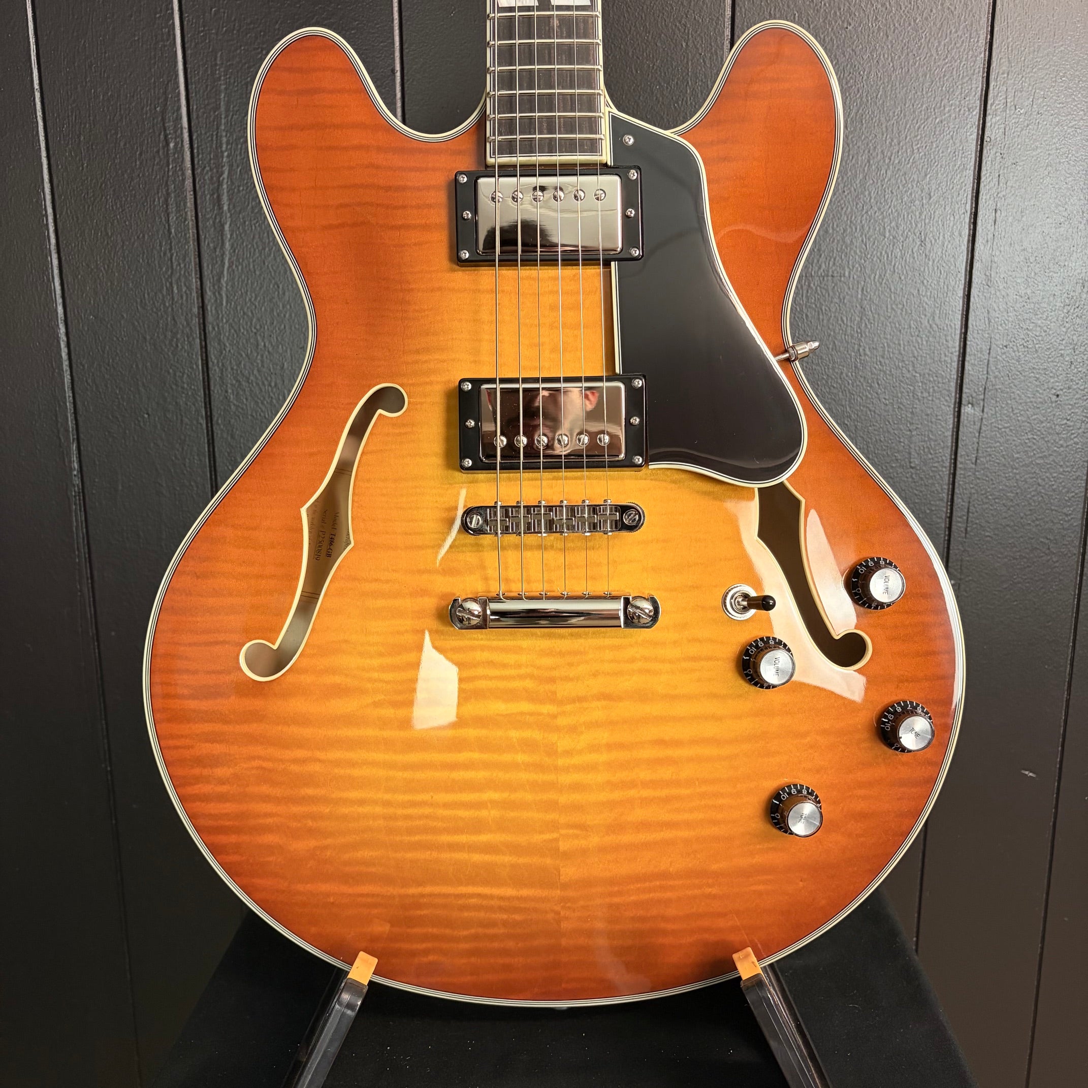 Eastman T486-GB Thinline Semi-Hollowbody Goldburst