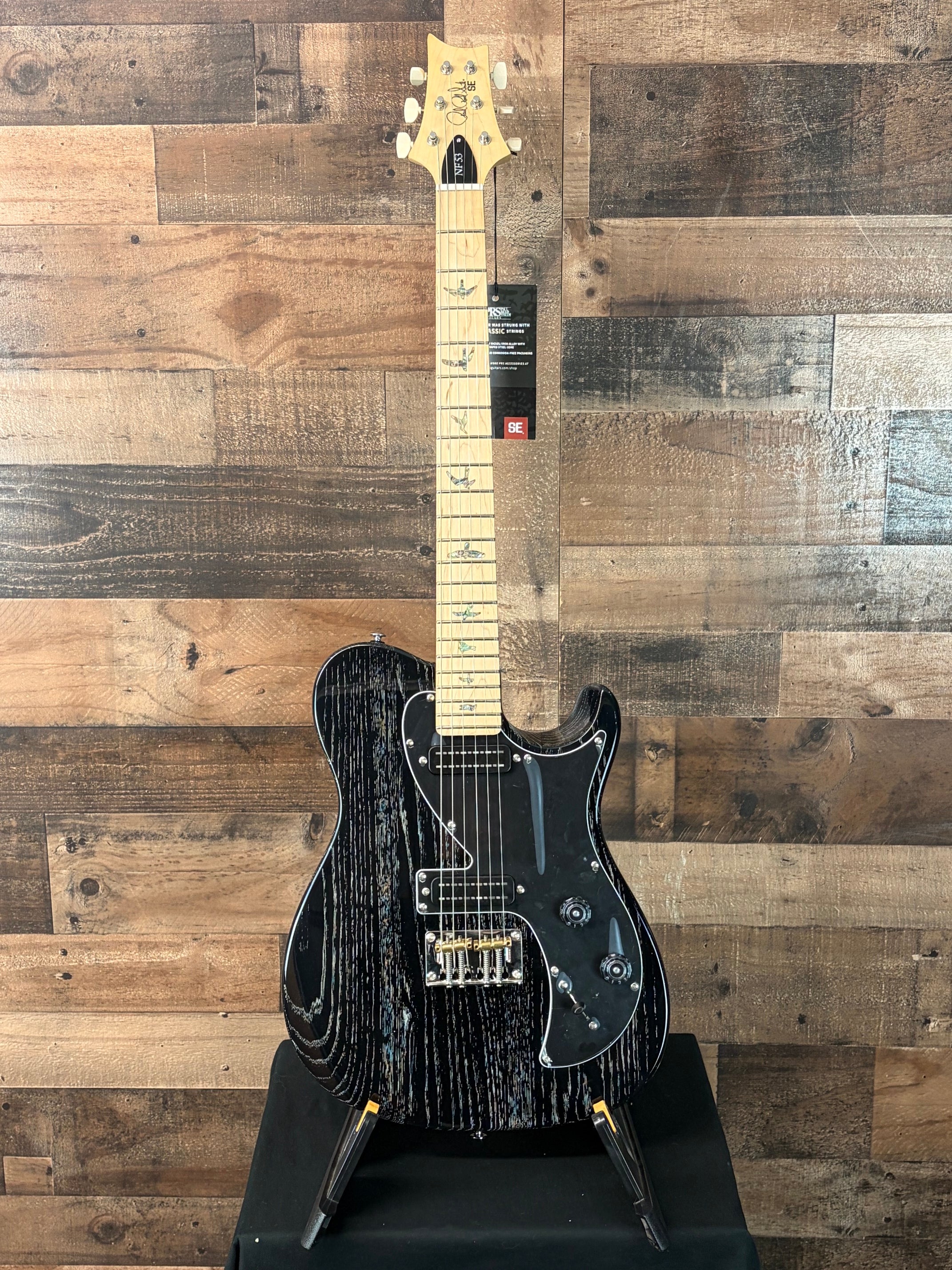 PRS SE NF53 Black Doghair
