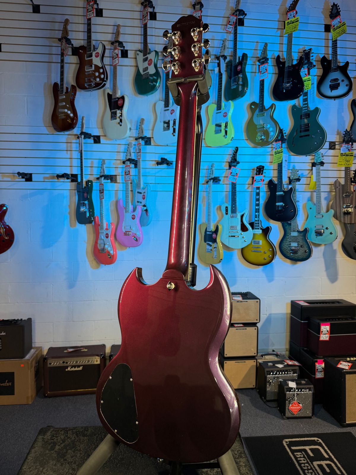 Epiphone Futura SG Custom Midnight Ember Shift