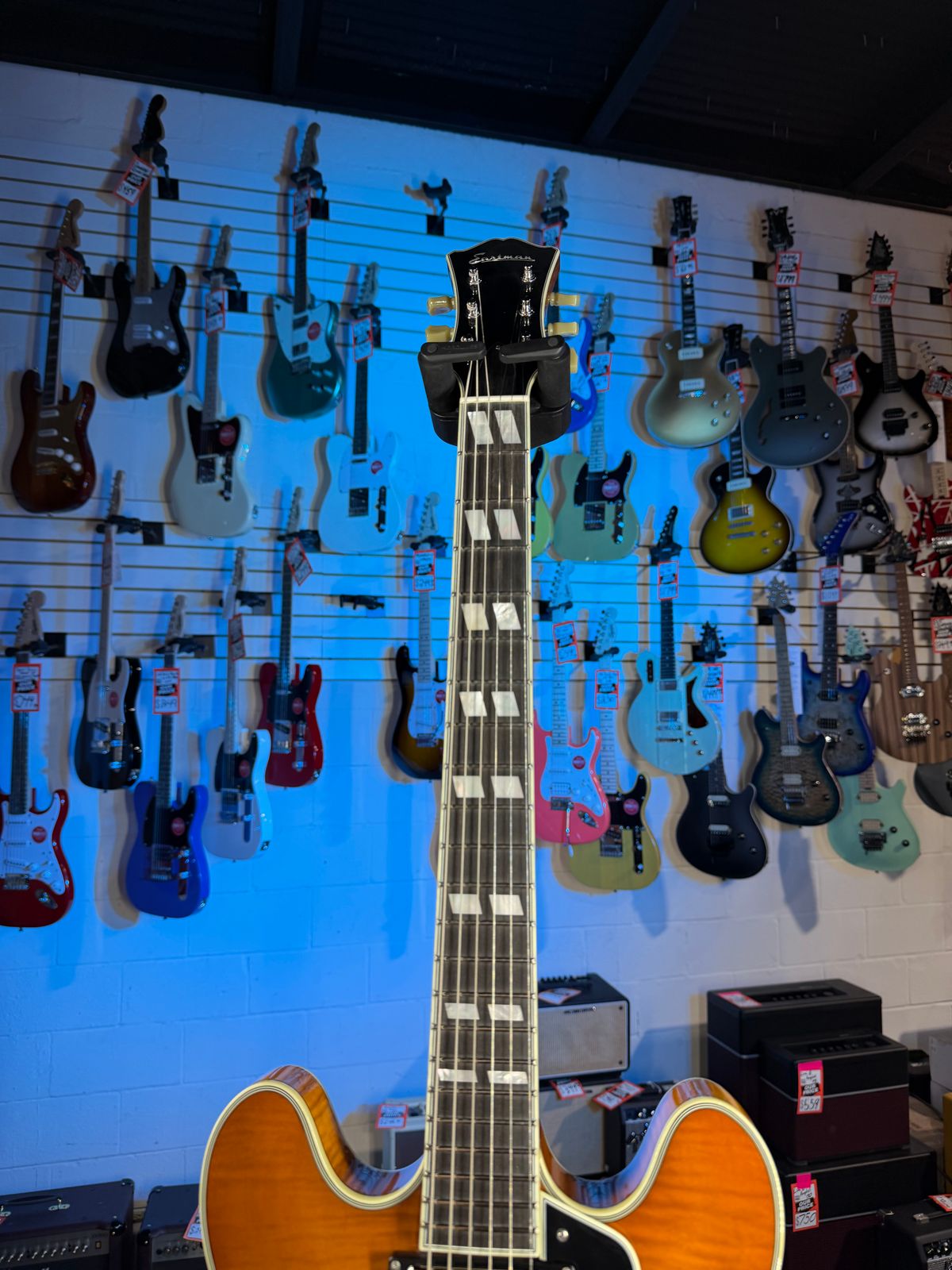 Eastman T486-GB Thinline Semi-Hollowbody Goldburst