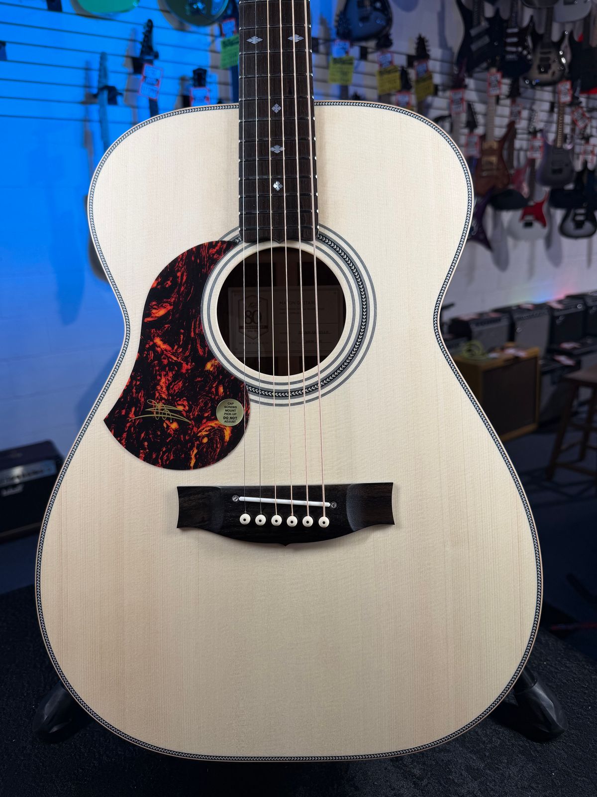 Maton EBG808 Artist Left Handed Natural