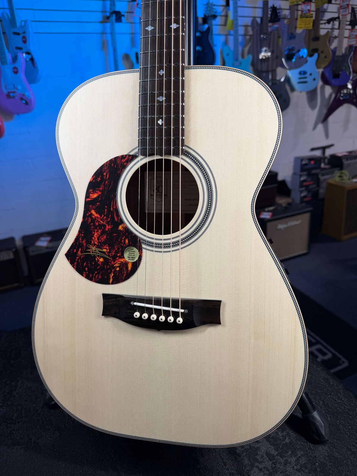 Maton EBG808 Artist Left Handed Natural