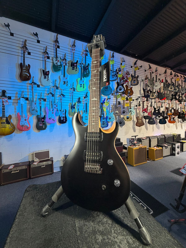 PRS SE CE 24 Satin - Flat Black Top, C&M Exclusive - Black