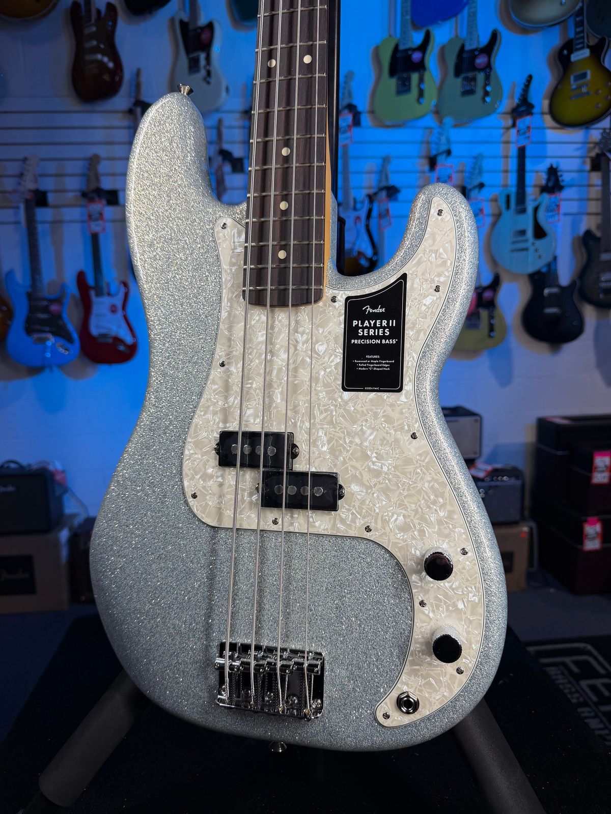 Fender 75th Anniversary Player II Precision Bass Diamond Dust Sparkle