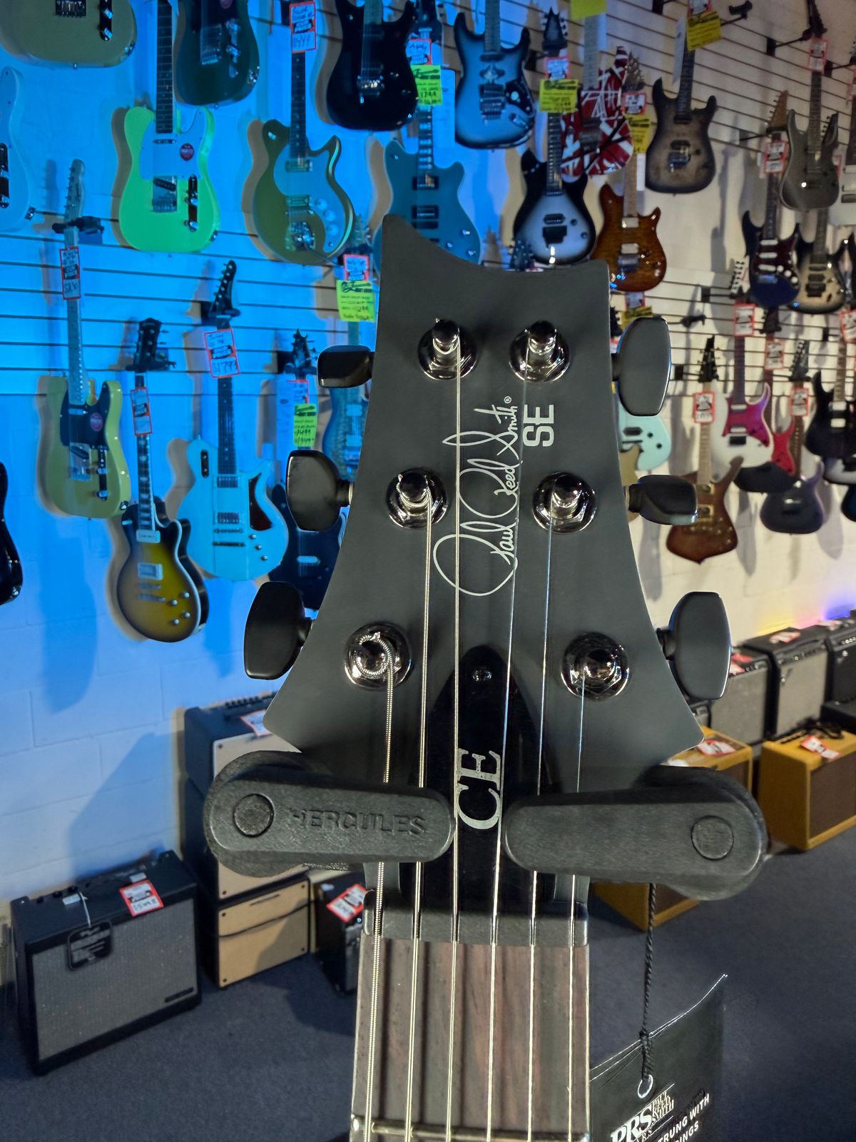 PRS SE CE 24 Satin - Flat Black Top, C&M Exclusive - Black