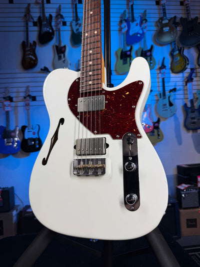Used Suhr Alt T w Rosewood - Fretboard, Olympic White, w Suhr Bag