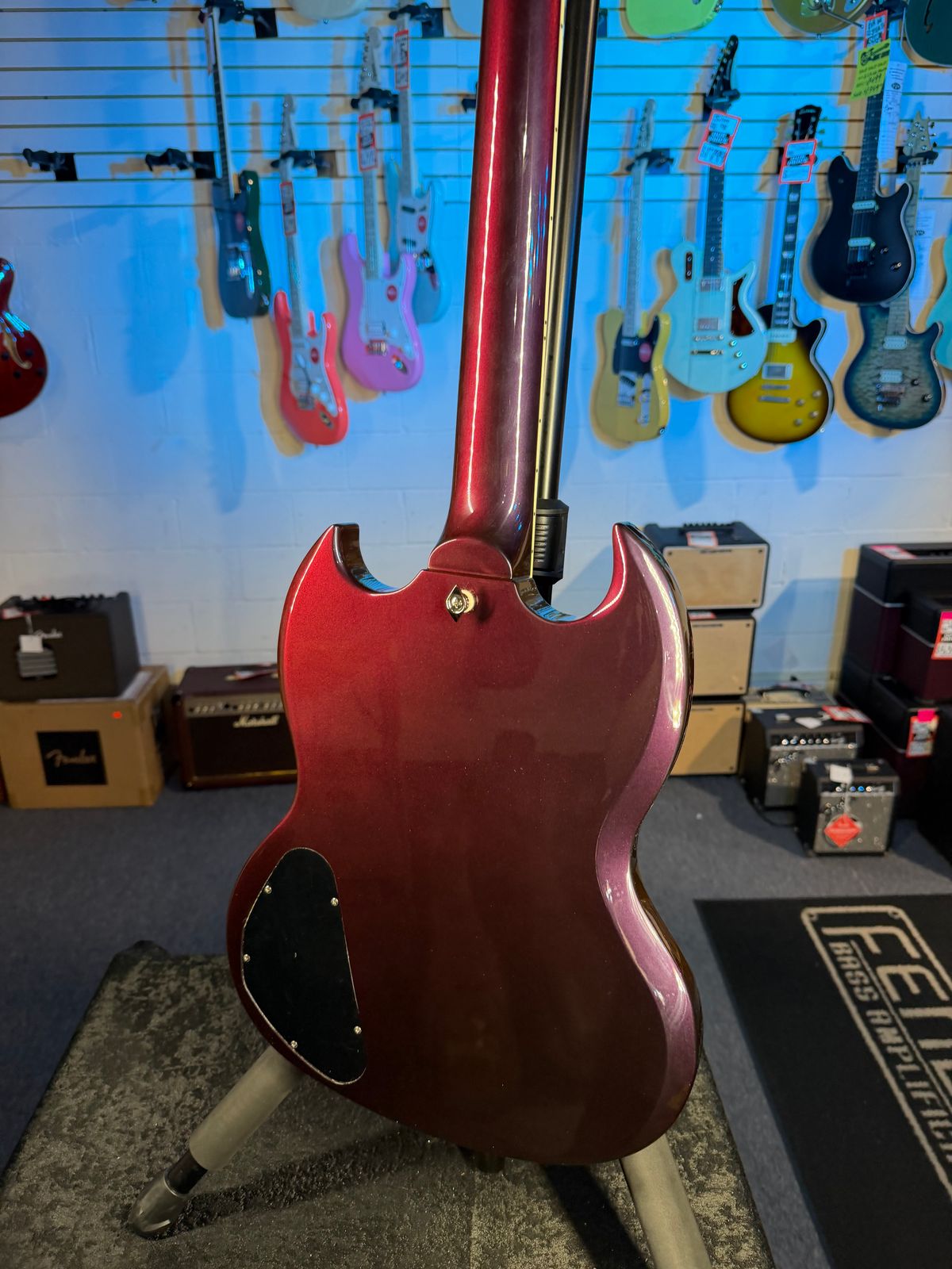 Epiphone Futura SG Custom Midnight Ember Shift