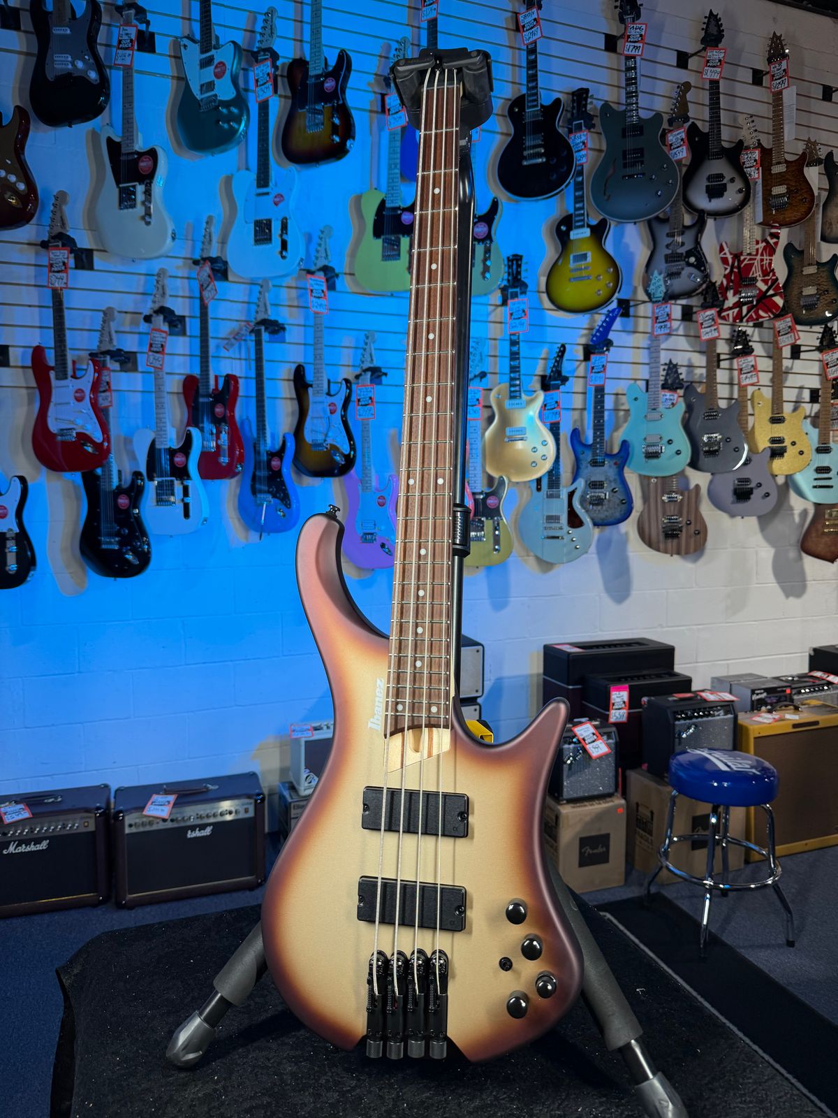 Ibanez EHB600 Charred Champagne Burst Matte
