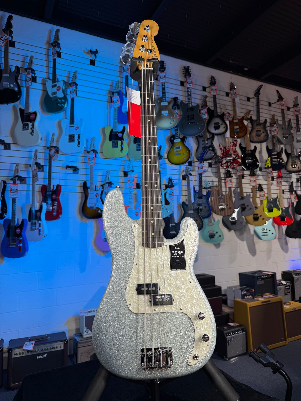 Fender 75th Anniversary Player II Precision Bass Diamond Dust Sparkle