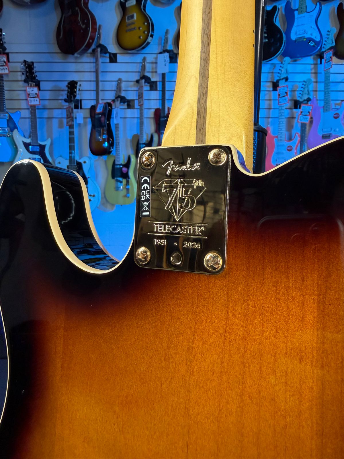 Fender 75th Anniversary American Professional II Custom Telecaster 2 Color Sunburst
