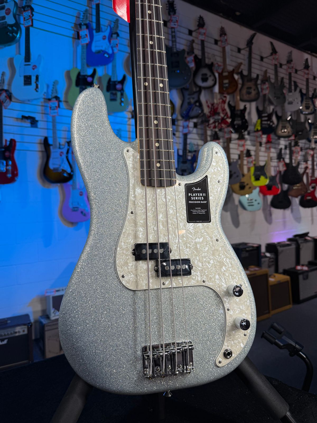 Fender 75th Anniversary Player II Precision Bass Diamond Dust Sparkle