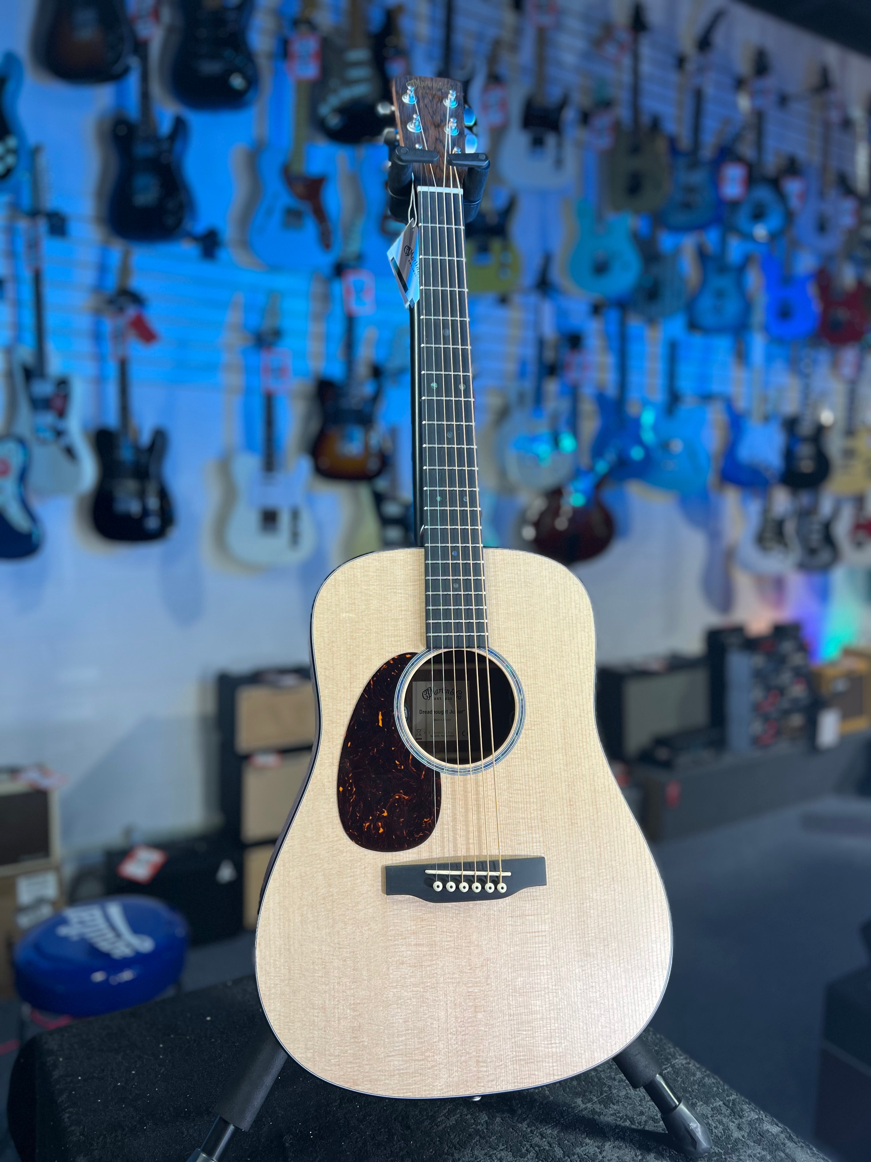 Martin D Jr-E Left Handed Acoustic electric Guitar - Natural Auth Deal Free Ship! 021 GET PLEK’D!