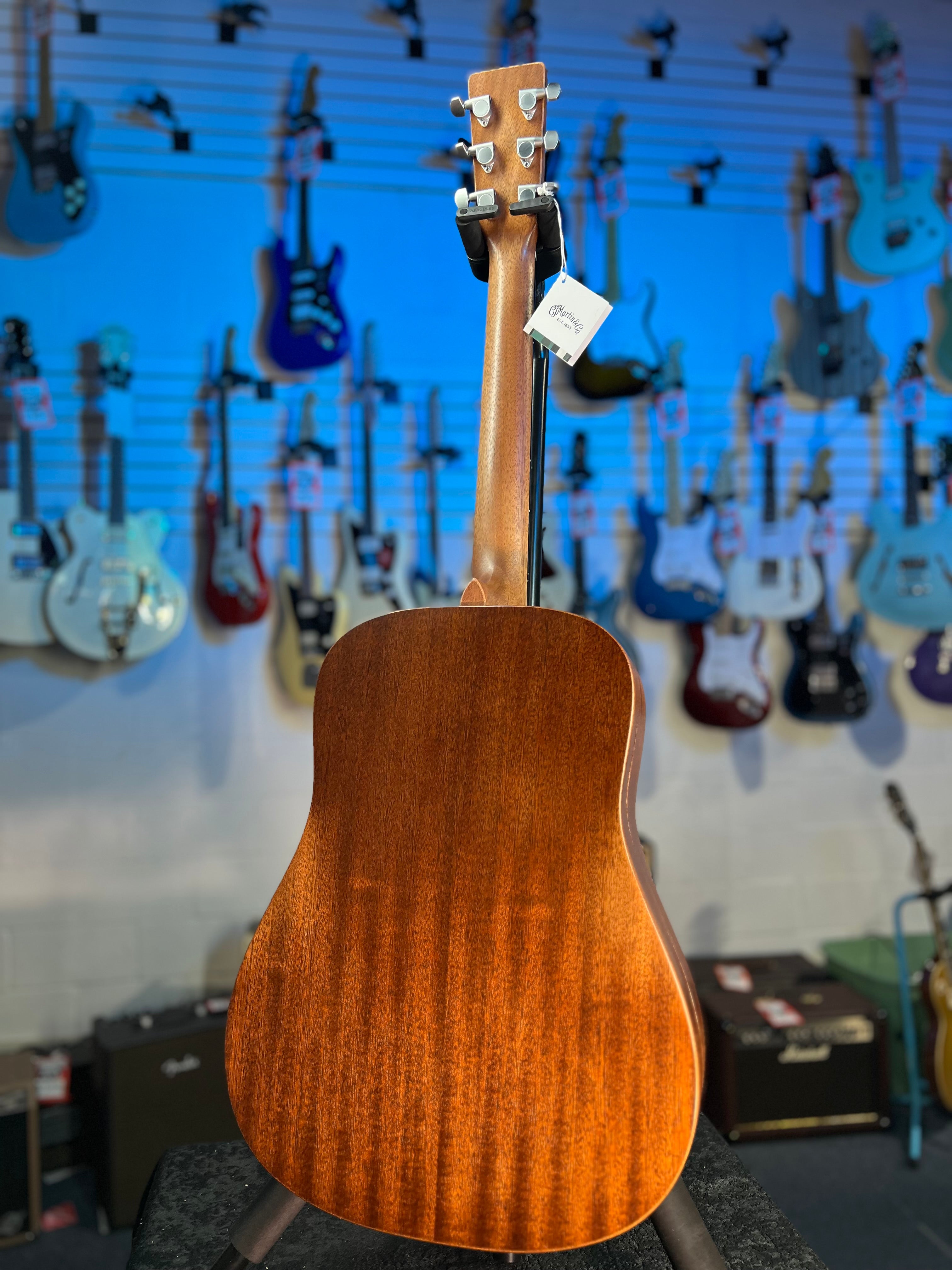 Martin (2025) D Jr-E StreetMaster Acoustic-electric Guitar - Mahogany Distressed w/Gig Bag & PLEKd 426