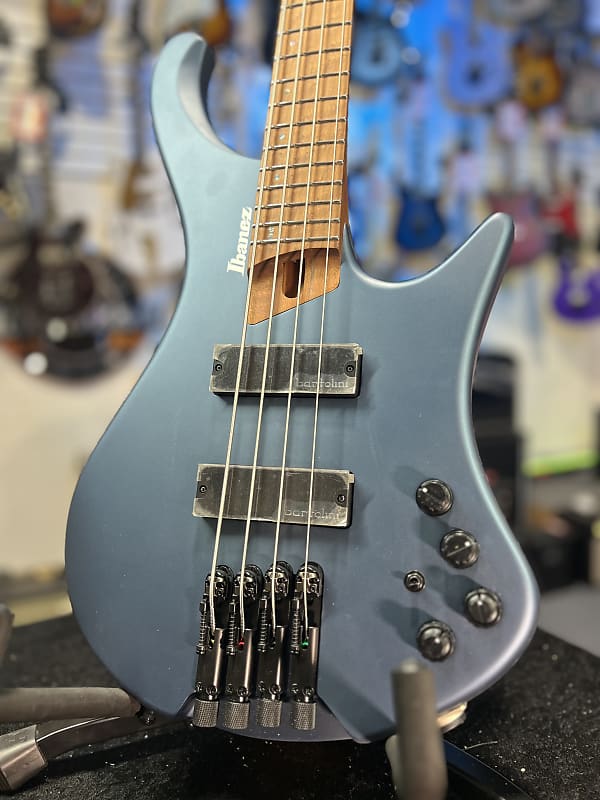 Ibanez EHB Ergonomic Headless Bass Guitar - Arctic Ocean Matte Auth Deal! 045 GET PLEK’D!