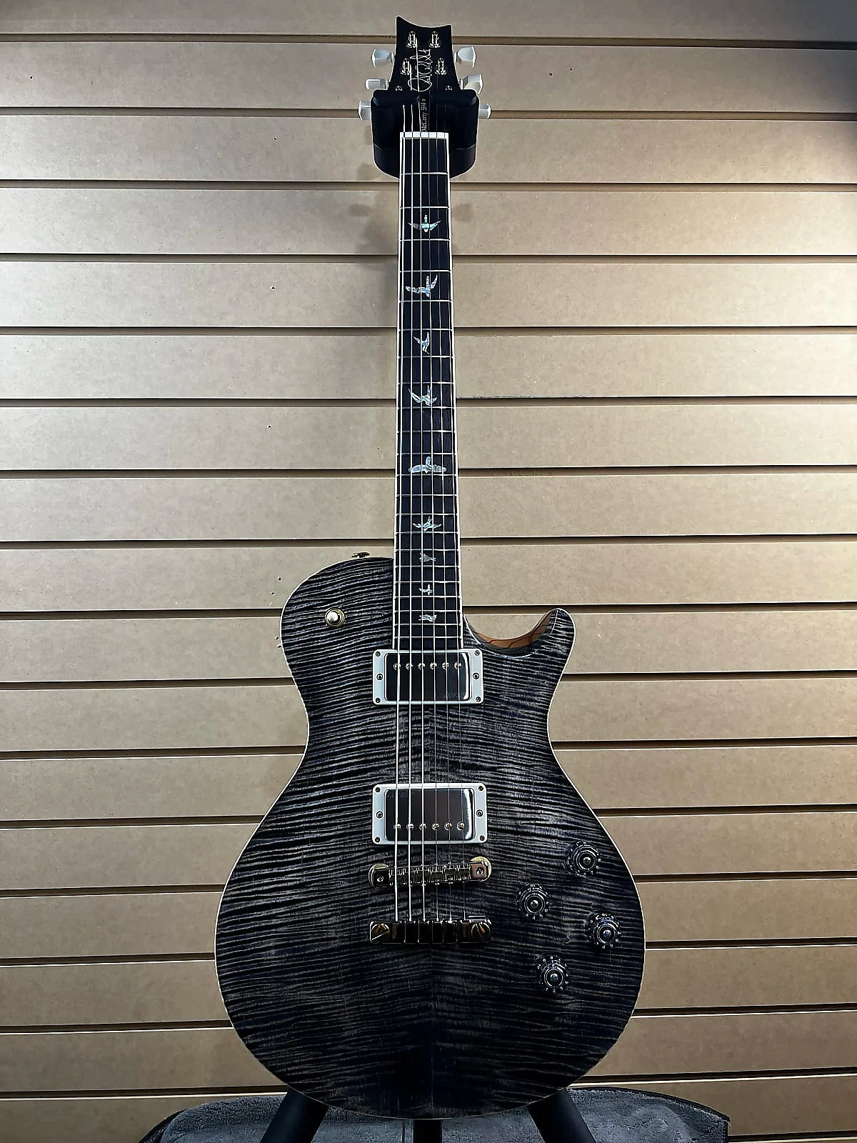 McCarty Singlecut 594 Electric Guitar - Charcoal, 10-Top #407