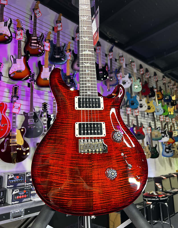 PRS Custom 24 with Pattern Thin Neck in *Custom Color* Red Tiger w/OHSC Auth Deal Free Shipping! #847 GET PLEK�D!