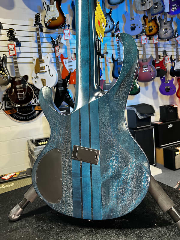 Ibanez BTB Bass Workshop Multi-scale 5-string Electric Bass - Cosmic Blue Starburst Low-gloss 305 GET PLEK'D