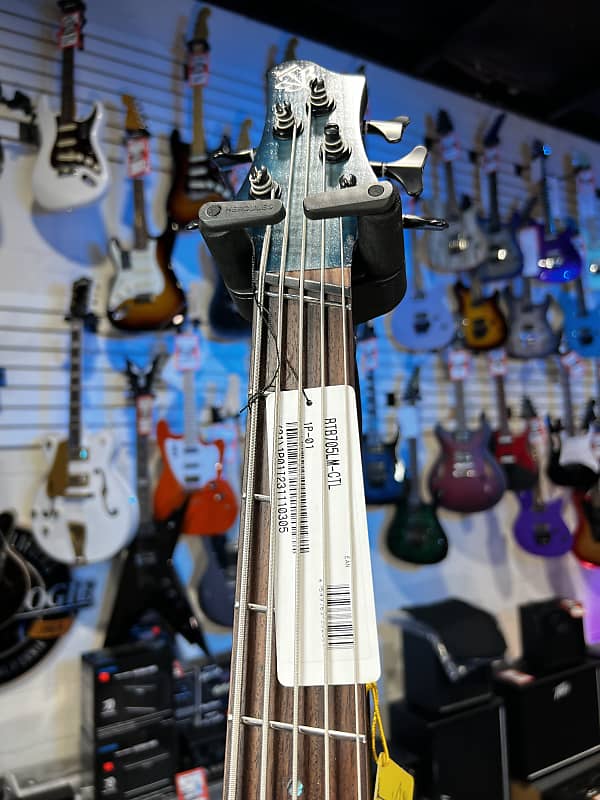 Ibanez BTB Bass Workshop Multi-scale 5-string Electric Bass - Cosmic Blue Starburst Low-gloss 305 GET PLEK'D