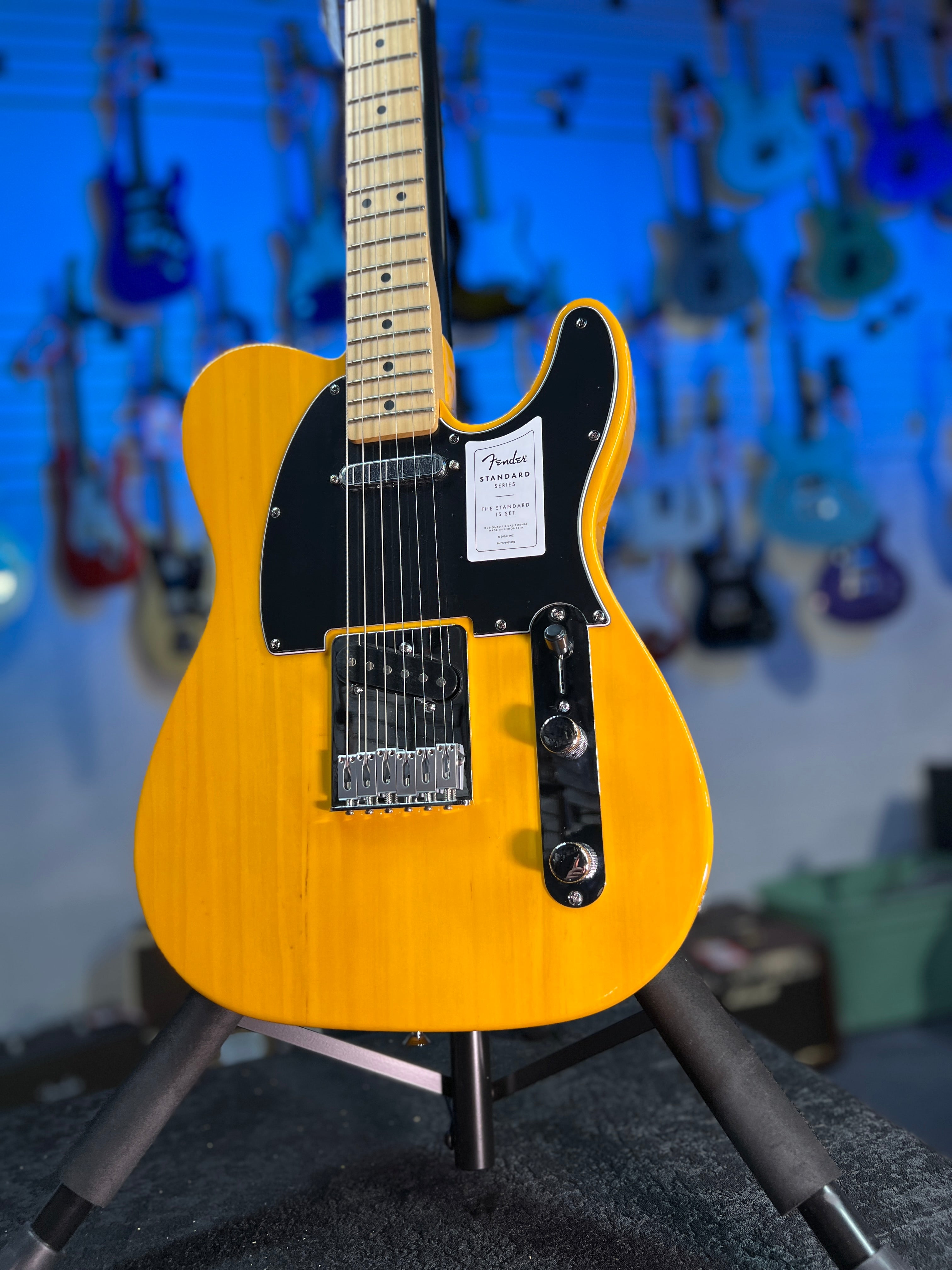 Fender Standard Telecaster Electric Guitar - Butterscotch Blonde Auth Deal Free Shipping! 769