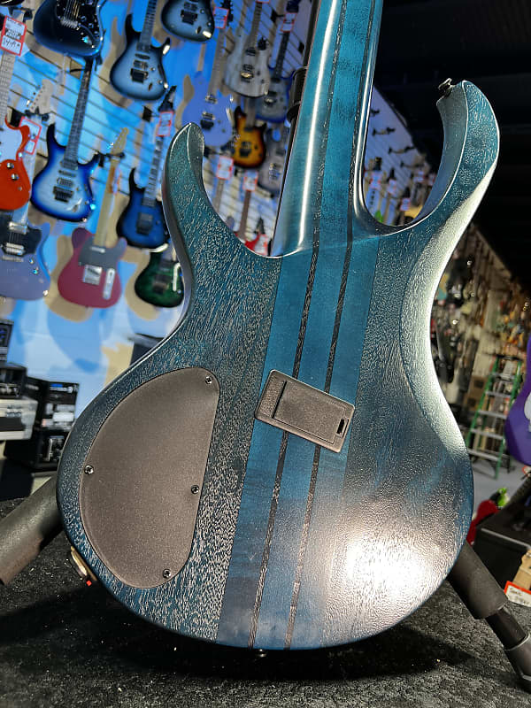 Ibanez BTB Bass Workshop Multi-scale 5-string Electric Bass - Cosmic Blue Starburst Low-gloss 305 GET PLEK'D