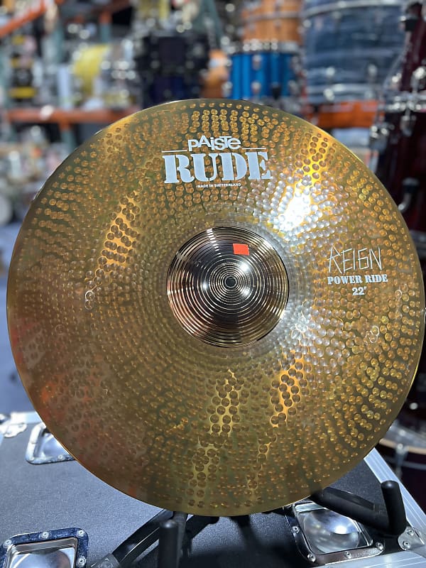 Paiste 22" RUDE "The Reign" Dave Lombardo Signature Power Ride Cymbal