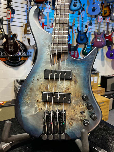 Ibanez EHB1500 Cosmic Blue Starburst Flat