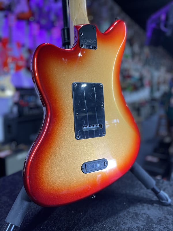 Squier Contemporary Active Jazzmaster HH Electric Guitar - Sunset Metallic *FREE PLEK WITH PURCHASE*! 734