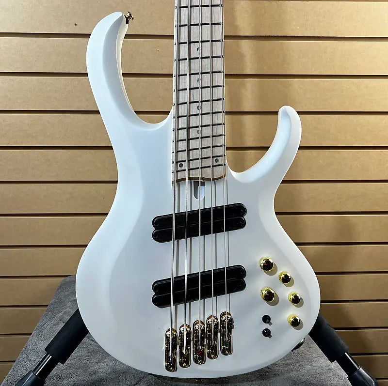 BTB Bass Workshop Multi-scale 5-string Electric Bass - Pearl White Matte #818