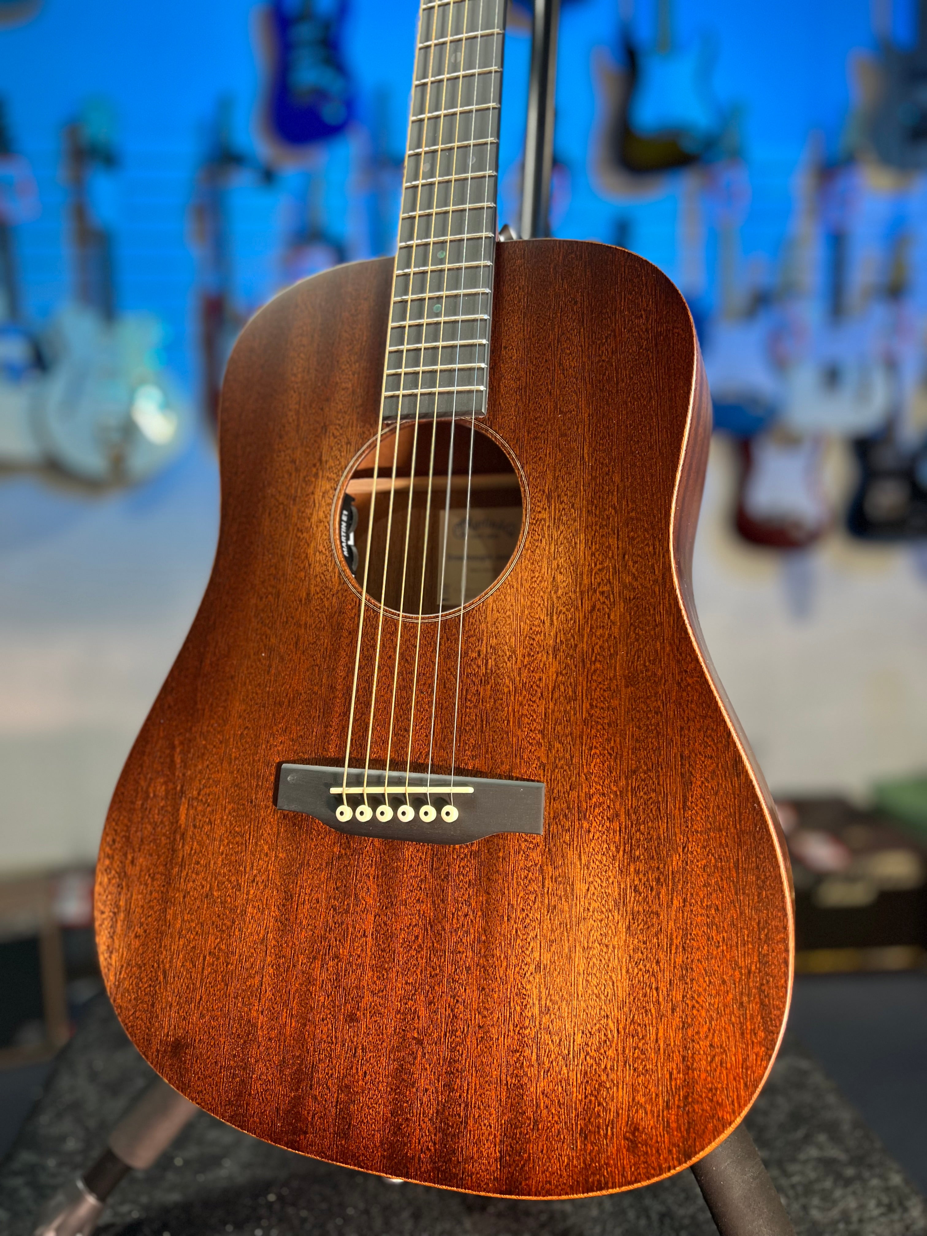 Martin (2025) D Jr-E StreetMaster Acoustic-electric Guitar - Mahogany Distressed w/Gig Bag & PLEKd 426