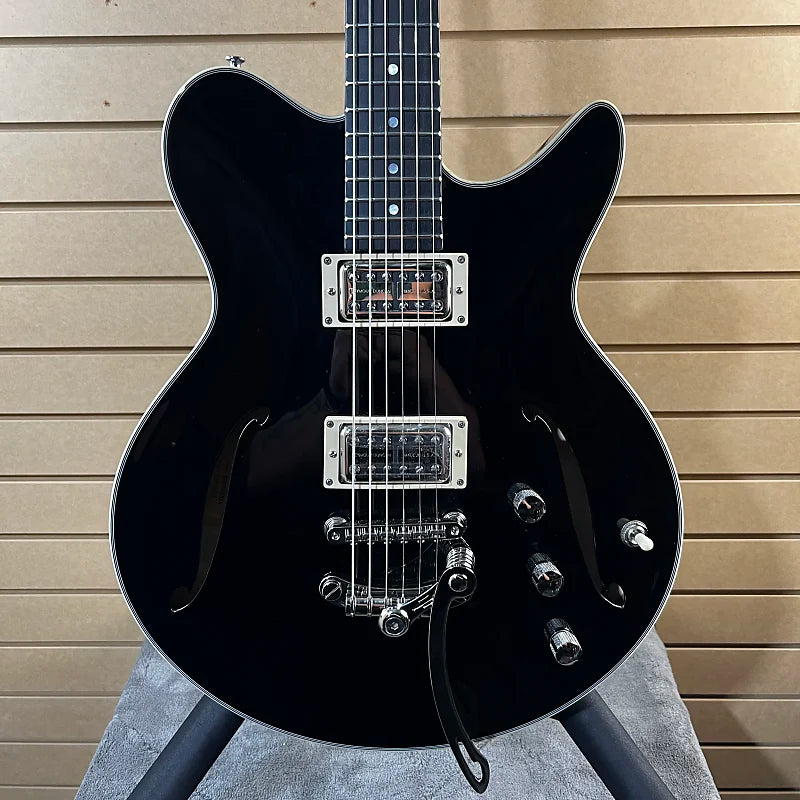 Romeo NYC Semi-hollowbody Electric Guitar - Black #307