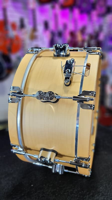 PDP Concept Maple Classic Snare Drum 6.5 x 14in. Natural with Natural Hoops Auth Dealer Free Ship!