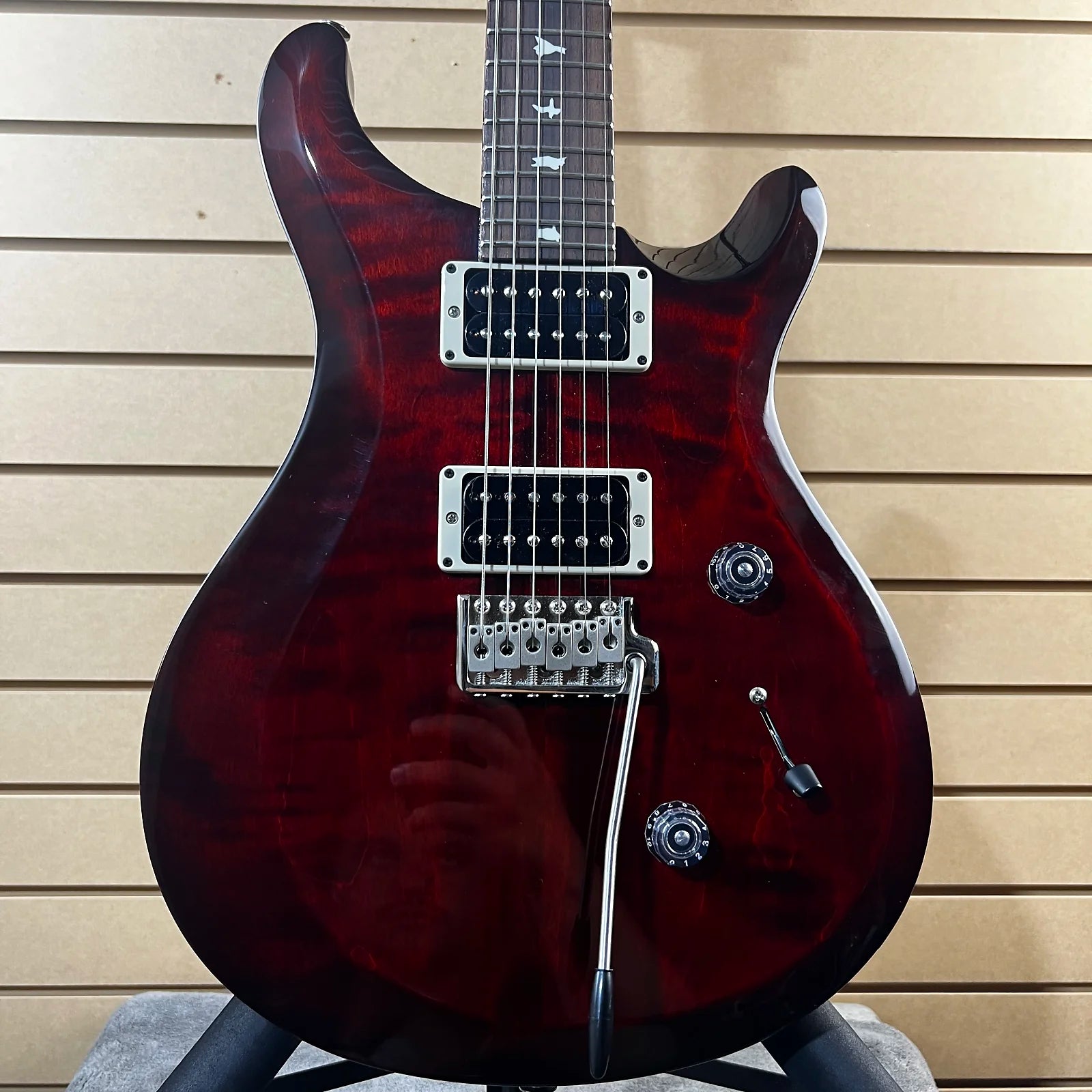 S2 Custom 24 Electric Guitar - Fire Red Burst #931