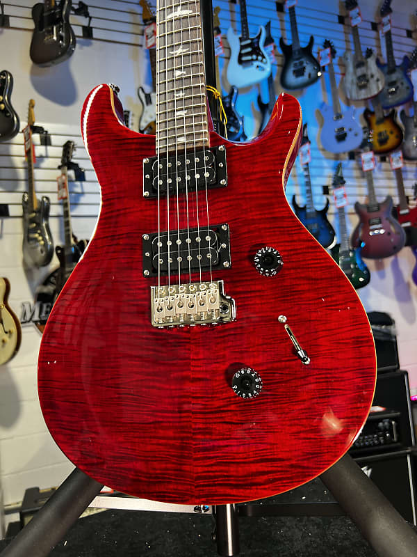 PRS SE Custom 24 Electric Guitar - Ruby Auth Deal Free Ship! 603