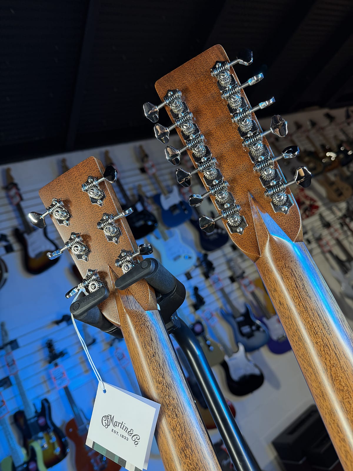 Martin Grand J-28E DN Doubleneck Standard Series Acoustic-electric Guitar - Aging Toner GET PLEK'D! 238