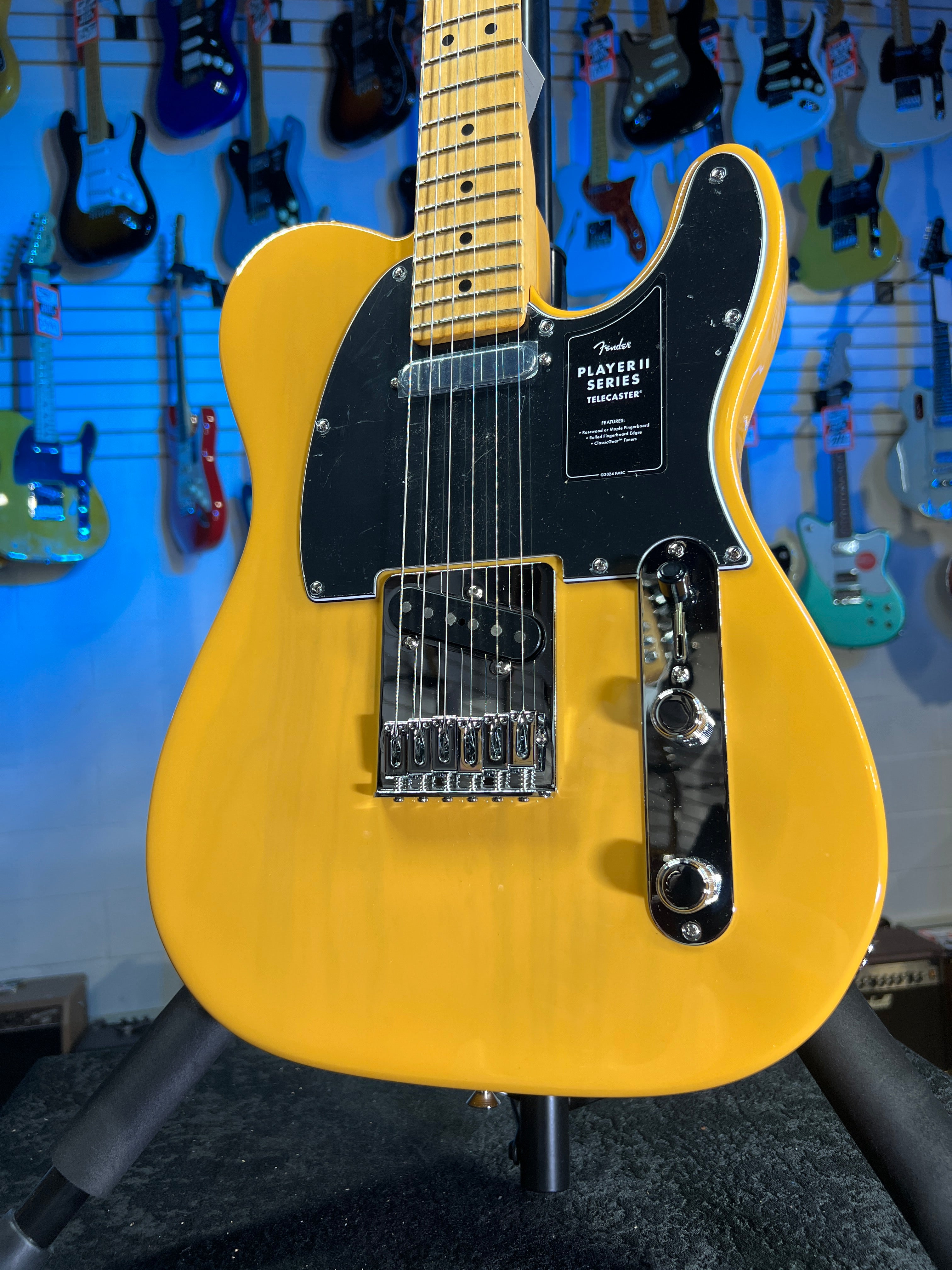 Fender Player II Telecaster Electric Guitar - Butterscotch Blonde with Maple Fingerboard Auth Deal Free Ship! 362 GET PLEK’D!