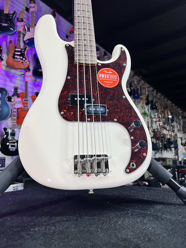 Squier Classic Vibe '60s Precision Bass - Olympic White *FREE PLEK WITH PURCHASE*! 055