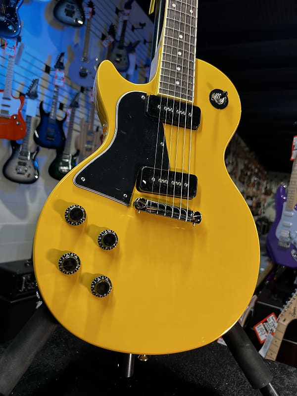 Epiphone Les Paul Special Left-handed Electric Guitar - TV Yellow GET PLEK'D! 173