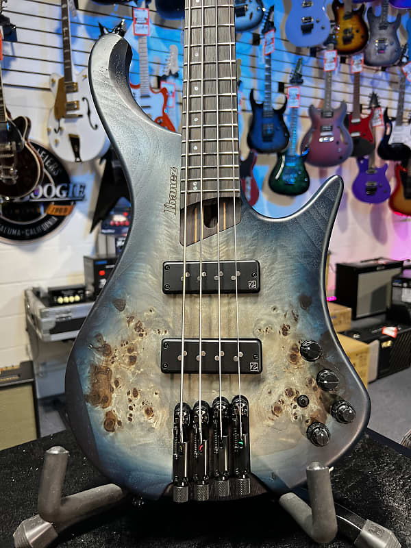 Ibanez EHB Ergonomic Headless Cosmic Blue Starburst Flat Auth Dealer Free Ship!  778 GET PLEK’D!