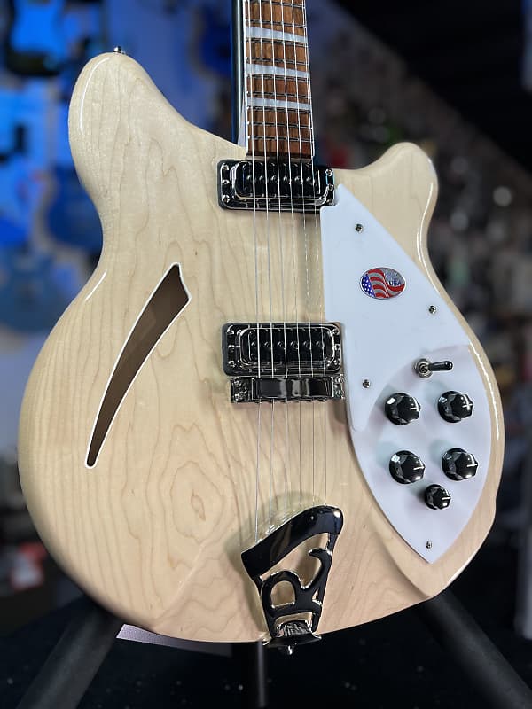 New Rickenbacker 360 Mapleglo Electric Guitar w/ OHSCase, Free Ship, Auth Dealer 360MG 775