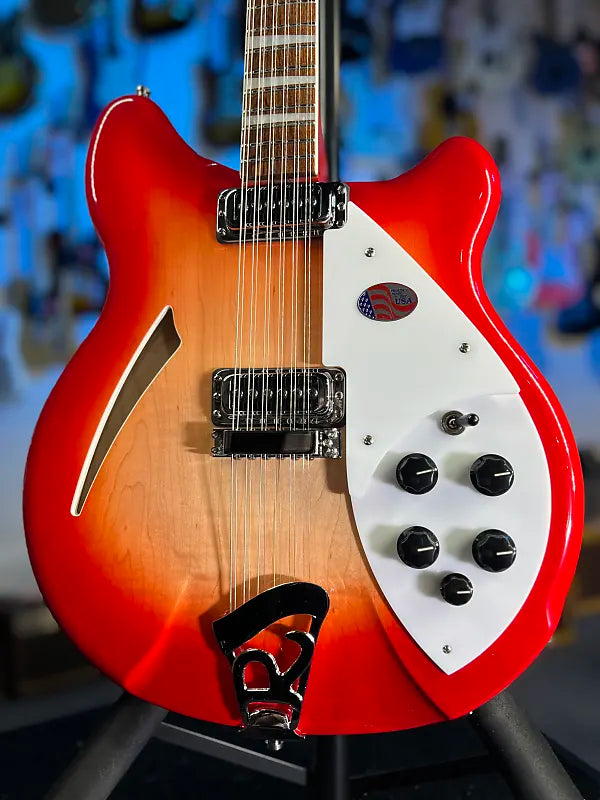 New 2025 Rickenbacker 360/12 12-String 360 Electric, Fireglo / OHSCase 713