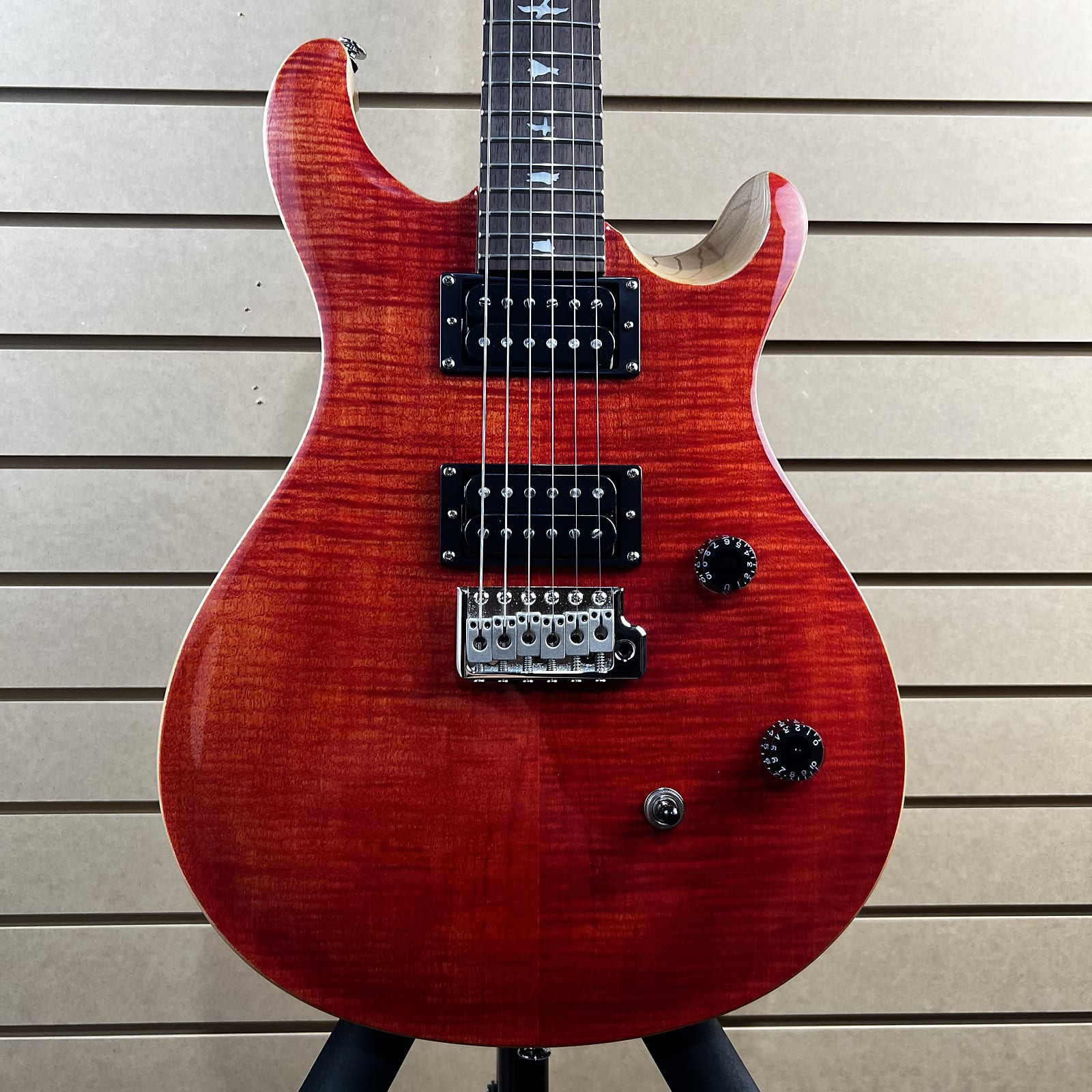 SE CE24 Electric Guitar - Blood Orange #600