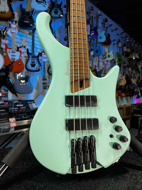 Ibanez Bass Workshop EHB1000S Bass Guitar - Sea Foam Green Matte Auth Dealer! GET PLEK'D! 907