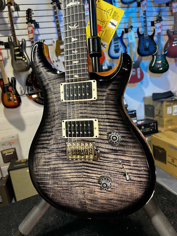 PRS Core Custom 24, Custom Color- Charcoal Smokewrap Burst,  Pattern Thin Neck,  Auth Dealer Free Ship! 277 GET PLEK'D!