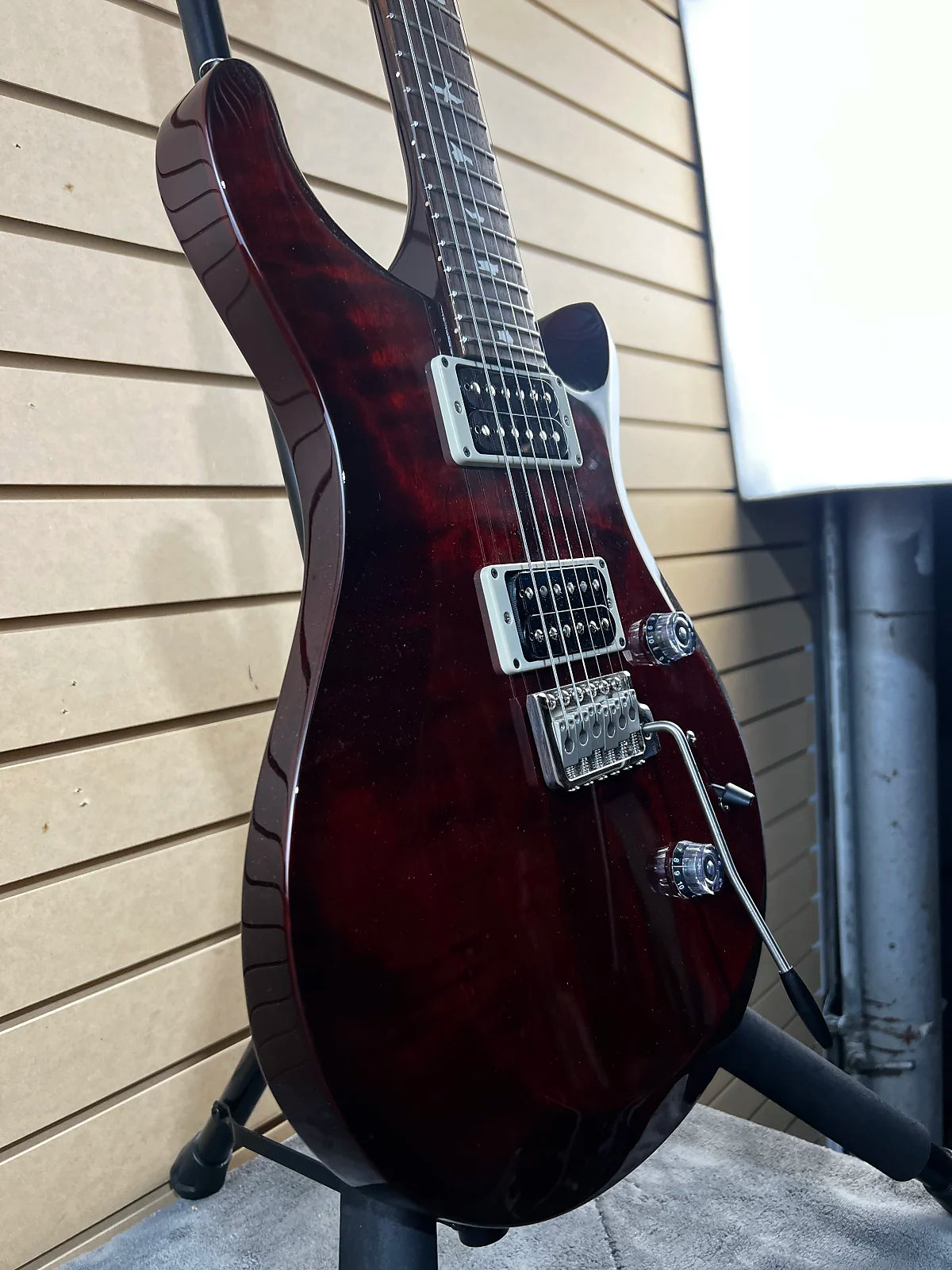 S2 Custom 24 Electric Guitar - Fire Red Burst #931