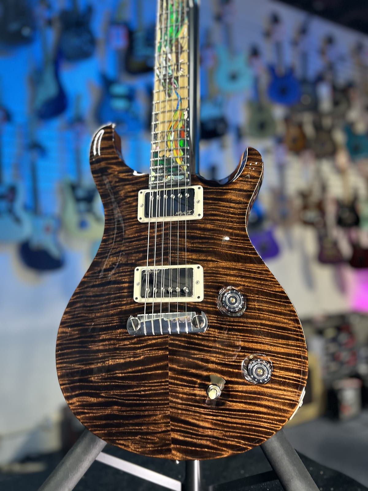 PRS Private Stock 40th Anniversary Dragon 2024 - Burnt Chestnut, Signature Dealer, with Case  103